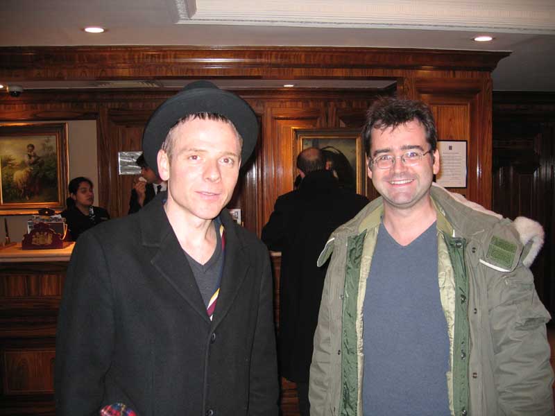 January 2006 - my cousin Ian was staying in the same hotel as Stuart Murdoch